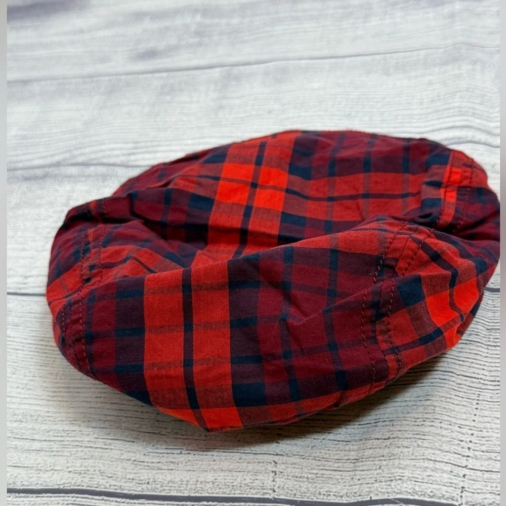 Gymboree Red Plaid Beret / Hat Size S (boys)